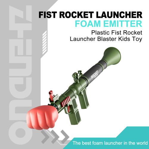 Plastic Fist Rocket Launcher Blaster Kids Toy