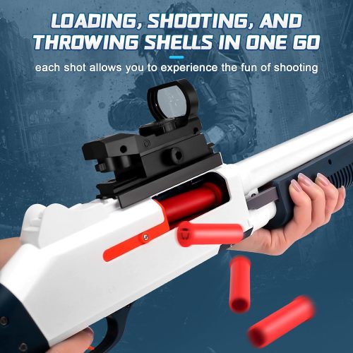 FYF JH2027 Child XM1014 Shell Ejecting Manual Action Toy Blaster (US Stock)