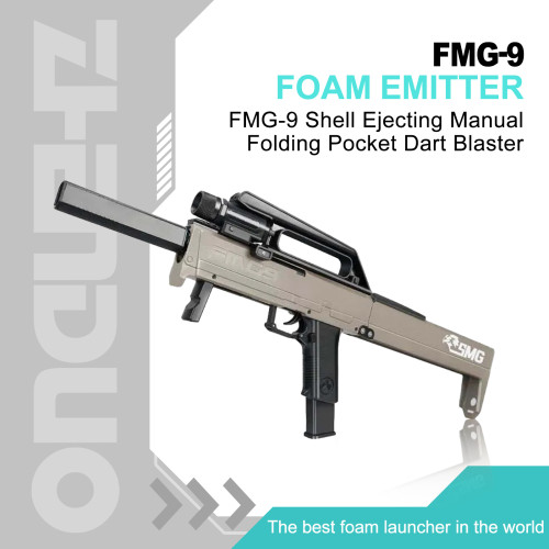 FMG-9 Shell Ejecting Manual Folding Pocket Dart Blaster