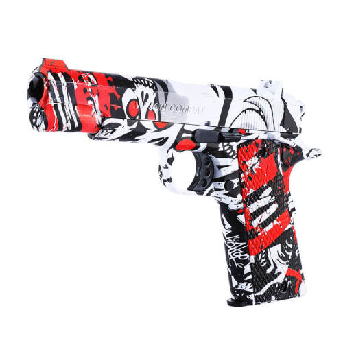 Manual M1911 Graffiti Gel Ball Blaster Kids Orby Gun