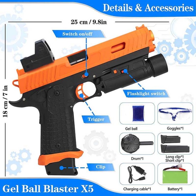 ZhenDuo X5 Gel Blaster(US Stock)