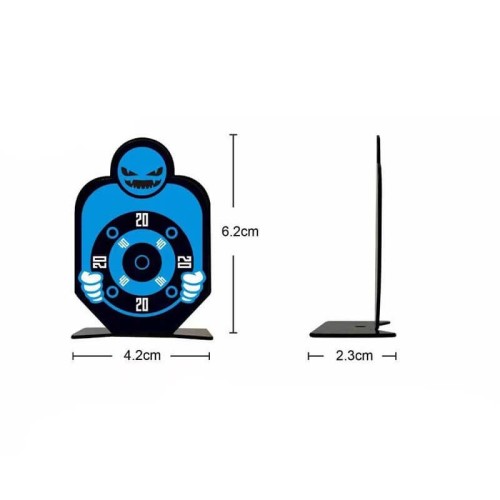 Outdoor Sports Soft Bullet Target Children's Toy Gun Training Small Steel Man Target
