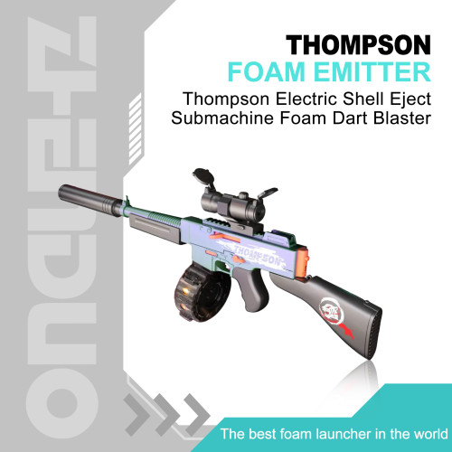 Thompson Electric Shell Eject Submachine Foam Dart Blaster