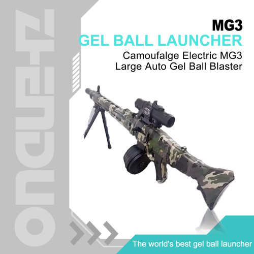 Camoufalge Electric MG3 Large Auto Gel Ball Blaster