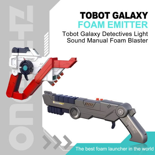 Tobot Galaxy Detectives Light Sound Manual Foam Blaster