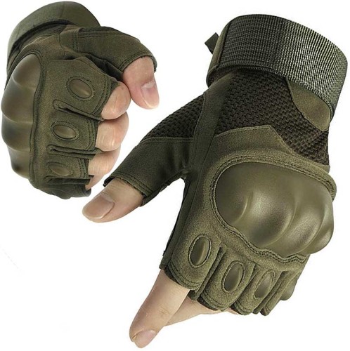 Hard Fingerless Cycling Gloves Training Climbing Outdoor Hunting
