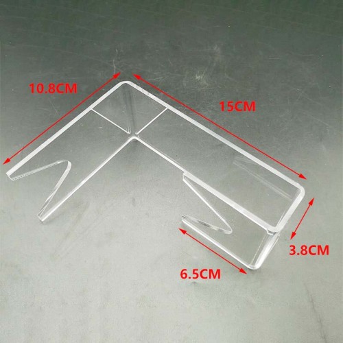 Transparent Pistol Toy Gun Plastic Display Stand