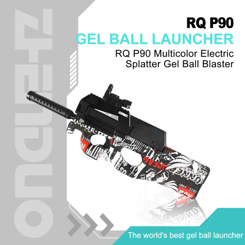 RQ P90 Multicolor Electric Splatter Gel Ball Blaster