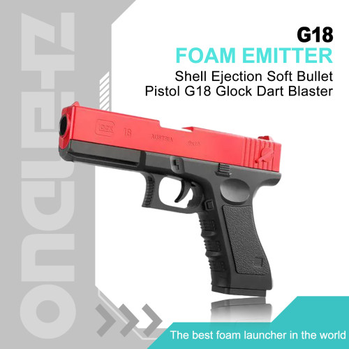 Shell Ejection Soft Bullet Pistol G18 Glock Dart Blaster