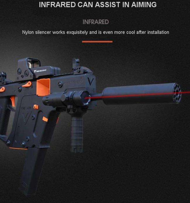silencer of the vector gel blaster