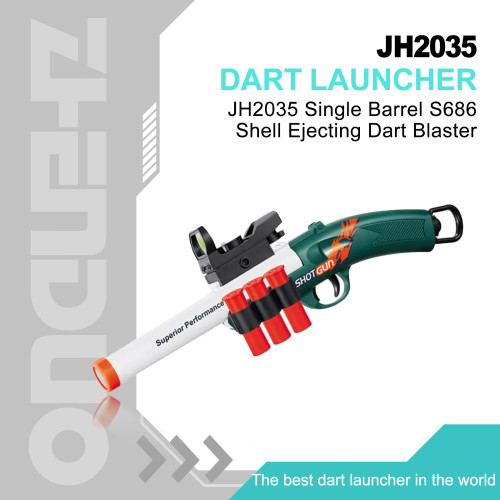 JH2035 Single Barrel S686 Shell Ejecting Dart Blaster