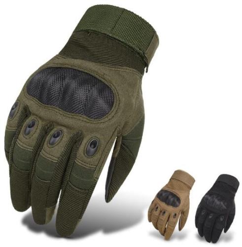 B8 Touch Screen Anti-Skid Hard Knuckle Full Finger Tactical Gloves