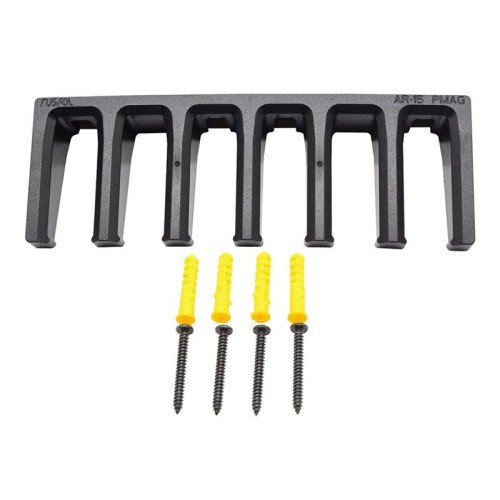 Solid ABS 6x PMAG Wall Mount