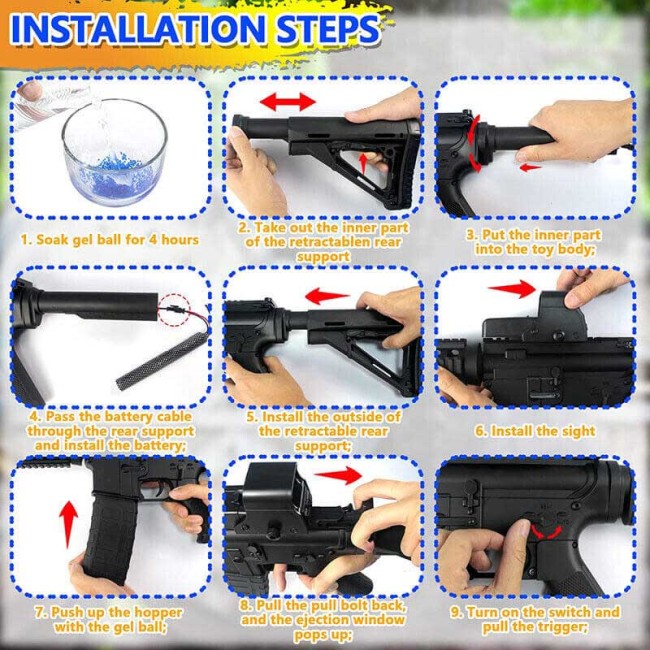 JinMing Gen8 M4A1 Gel Blaster(US Stock)