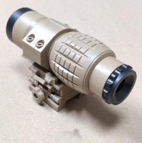 3X Magnifier Flip Up Sight Scope