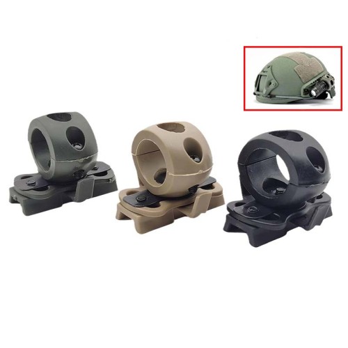 Portable Torch Flashlight Mount Bracket for MICH IBH Fast Helmet Rail