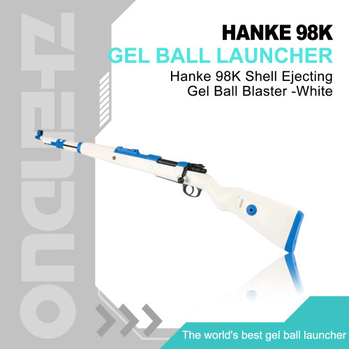Hanke 98K Shell Ejecting Gel Ball Blaster -White