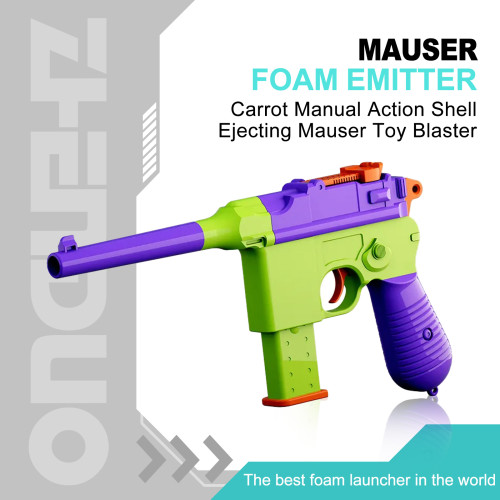 Carrot Manual Action Shell Ejecting Mauser Toy Blaster