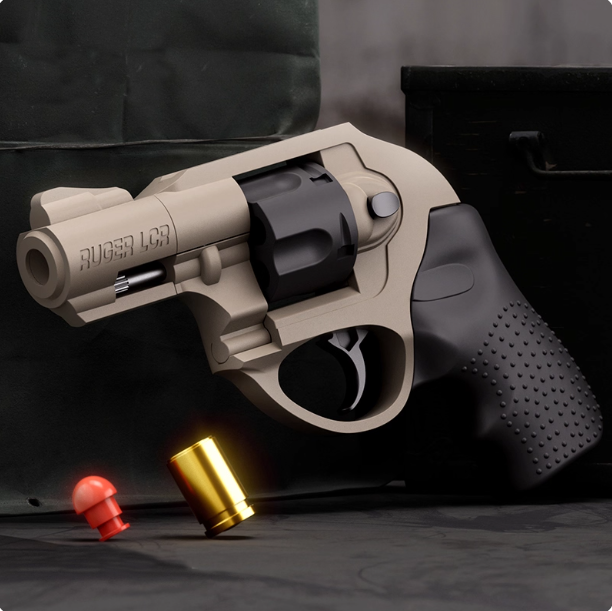 Luger LC38 Revolver Foam Blaster